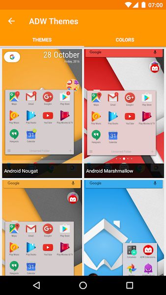 ADW Launcher 2 themes