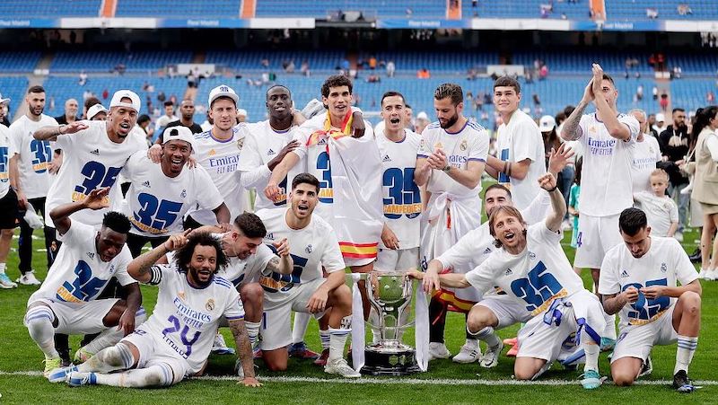 BXH Tây Ban Nha - Real Madrid là đội bóng giàu thành tích